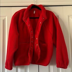 Free People Hit The Slopes Fleece Jacket